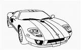 Ford Gt Coloring Pages Getcolorings Gt40 Drawing sketch template