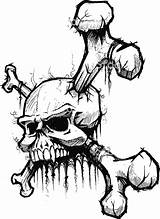 Calaveras Totenkopf Crossbones Calavera Craneo Tete Mort Traced Sketches Skulls Istockphoto Registration Lock sketch template