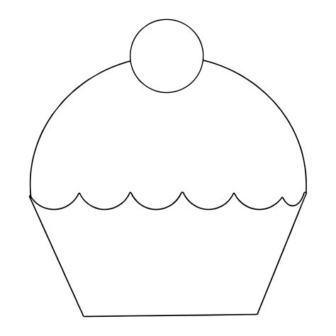 cupcake printable template