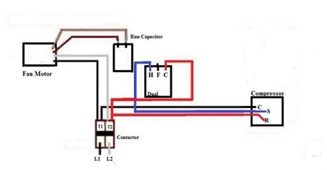 wire condenser fan motor wiring diagram replacing  ge  wire condenser fan