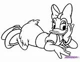 Daisy Duck Coloring Pages Donald Disney Disneyclips Relaxing Classic Book Funstuff sketch template