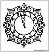 Cinderella Clock Clip Castle Clipart Disney Coloring Pages Silhouette Color Disneyland Grandfather Glamour Inkspired Musings Cliparts Scroll Printable Tower Clipartpanda sketch template