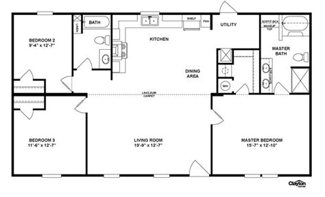 plan clayton homes floor plans modular homes