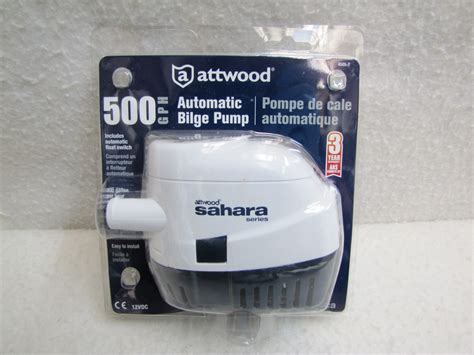 attwood sahara gph automatic bilge pump   express marine