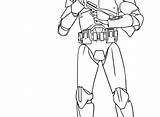 Pages Trooper Coloring Fett Boba Clone Wars Star Printable Getcolorings Color sketch template