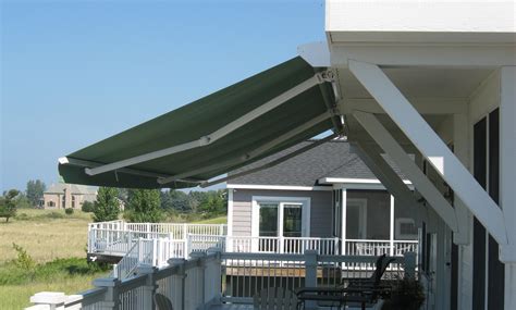 electric manual retractable awnings muskegon awning