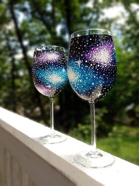 40 Artistic Wine Glass Painting Ideas Wine Glass Crafts