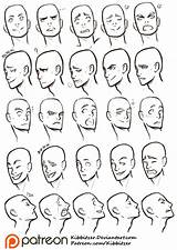 Expressions Drawing Reference Expression Facial Sheet Draw Kibbitzer Face Drawings Character Practice Tutorials Emotions Poses Head Faces Patreon References Male sketch template