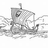 Drakkar Ship Vikings Designlooter Bezoeken sketch template