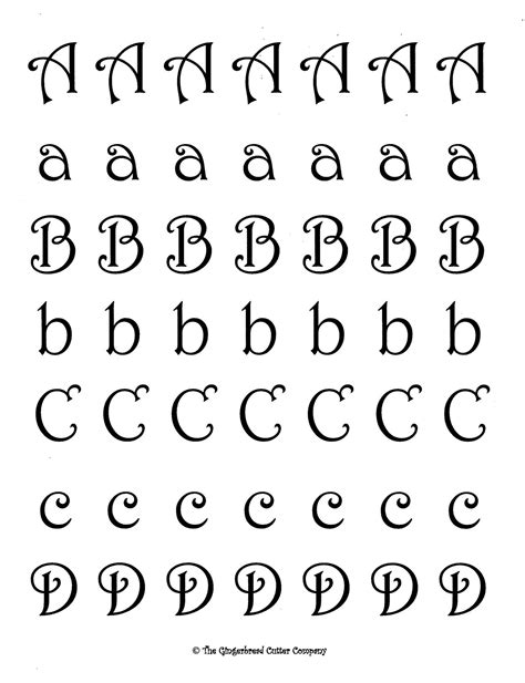 alphabet royal icing transfer template harrington upper  case