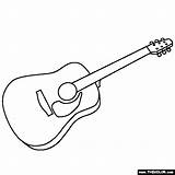 Guitar Coloring Pages Color Music Thecolor Colouring Guitars Instruments Musical Country Choose Board sketch template