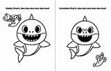 Shark Baby Coloring Pages Kids Book Pinkfong Printables Doo Family Template Sketch First Song Freeprintabletm So Well Sketchite Do Doodle sketch template