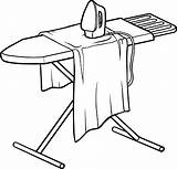 Ironing Coloring Book Board sketch template
