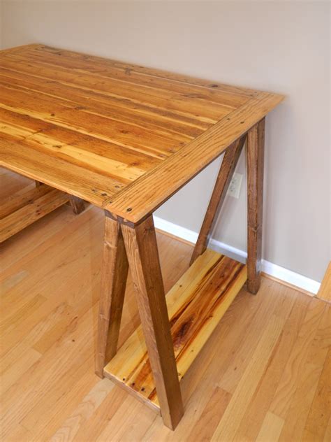 ana white sawhorse desk diy projects