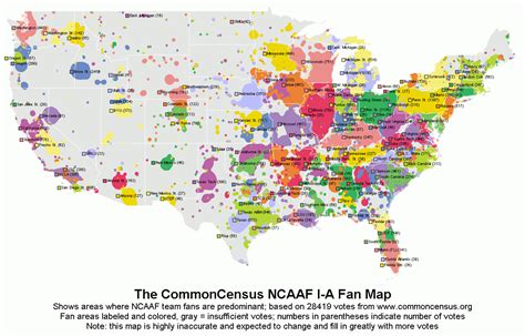 concepts contemplations college football fan base map