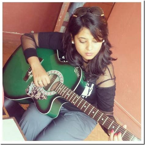 Keki Adhikari Learning Guitar For Her Upcoming Movie