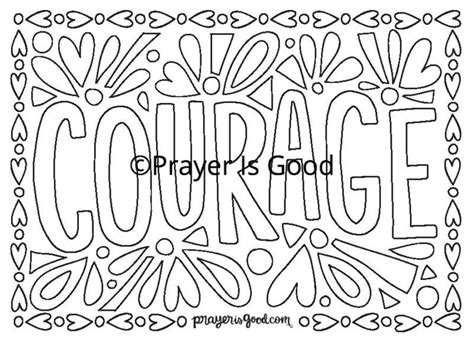 courage coloring page  getdrawings