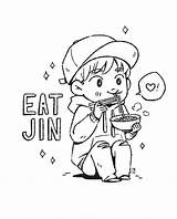 Jin sketch template