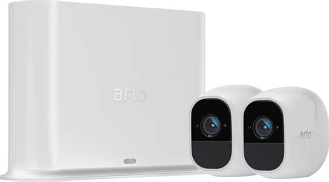 arlo pro   camera indooroutdoor wireless p security camera system white vmsp nas