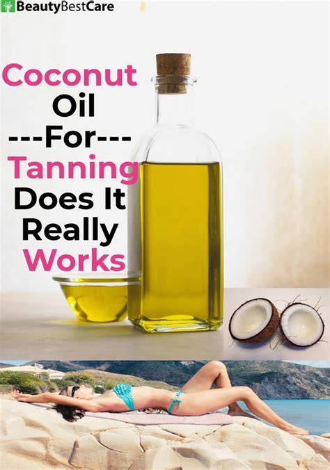 Coconut Oil For Tanning Does Coconut Oil Help You Tan Coconut Oil