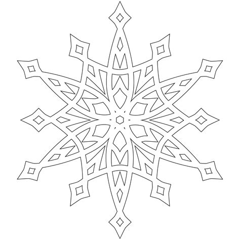 coloring pages  snowflakes