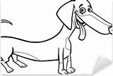 Teckel Kleurplaat Dachshund Hond Pixers Clipartmag sketch template
