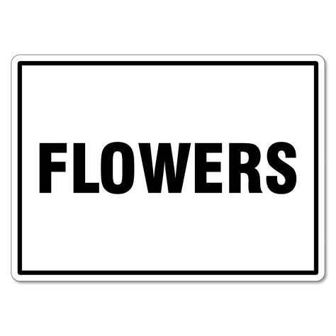 flowers sign  signmaker