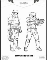 Star Awakens Stormtroopers sketch template