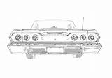 Impala Chevrolet Drawing Drawings Pages Coloring Template Paintingvalley Sketch Project sketch template
