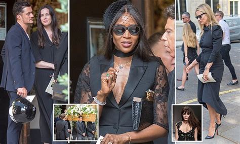kate moss joins naomi campbell and meg matthews at st paul s church for
