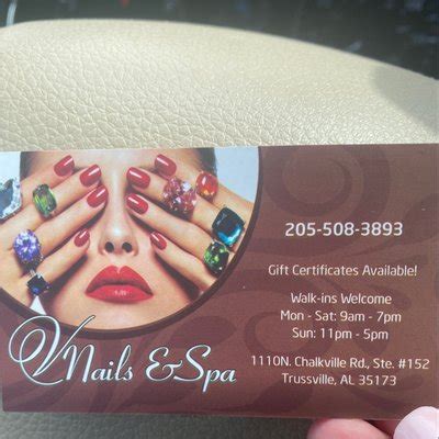 nails  spa   chalkville  trussville al yelp