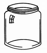 Coloring Jar Bean Jelly Template sketch template