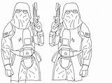 Snowtroopers sketch template