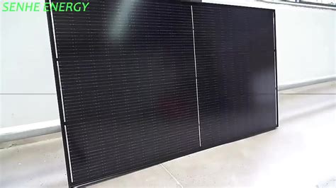 senhe full black solar panel         cell perc  black panel