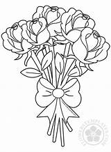 Colorir Bloemen Imprimir Kleurplaat Buquê Fiori Moederdag Pintura Flowerstemplates Downloaden sketch template