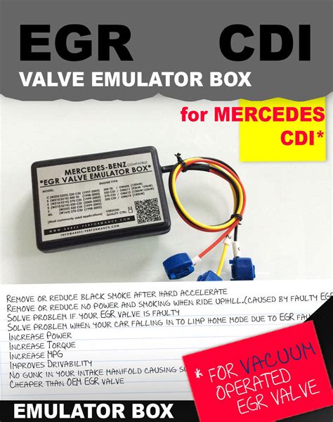 egr valve emulator box mercedes    ml  cdi cdi