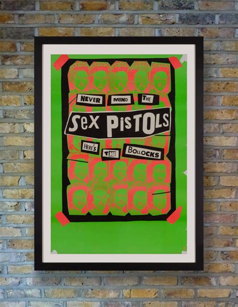 Sex Pistols Original Vintage Promotional Poster By Jamie
