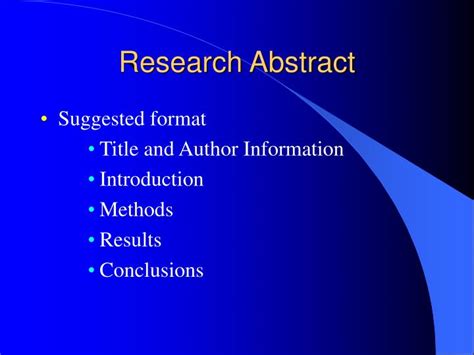 write  abstract abstract submission poster