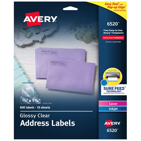 avery printable waterproof  labels   feed  diameter white  customizable