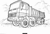 Coloring Semi Pages Truck Print Color Kids sketch template