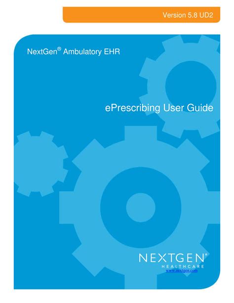 a new leaf eprescribing user guide for nextgen ambulatory ehr version