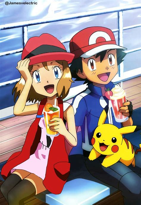 amour shipping always come back soon serena pokemon