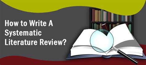 write  systematic literature review