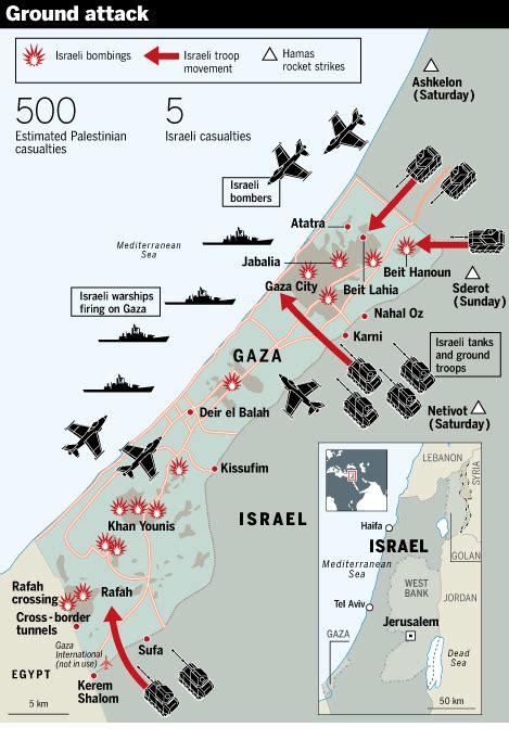 Israel Presses On With Ground Offensive