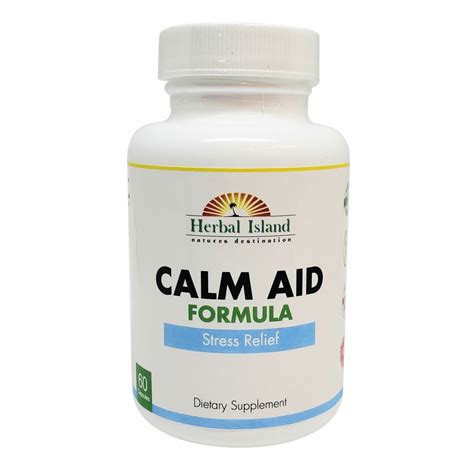 calm aid formula  natural stress relief  veggie caps herbal