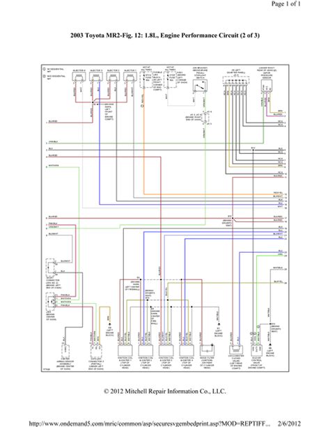 toyota wiring diagrams ecu pinout