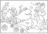 Underwater Coloring Pages Scene Drawing Water Under Ocean Color Sea Scenes Kids Getcolorings Printable Animals Getdrawings sketch template