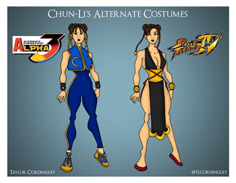 Street Fighter Chun Li S Alternate Costumes By Femmes Fatales On