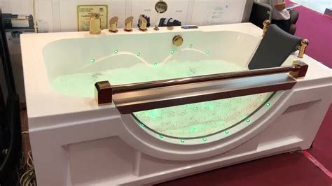 Luxury Whirlpool Massage Bath Tub Acrylic Single Person