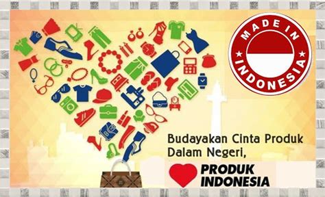 poster bertema cintai produk  negeri belajar ujian sd